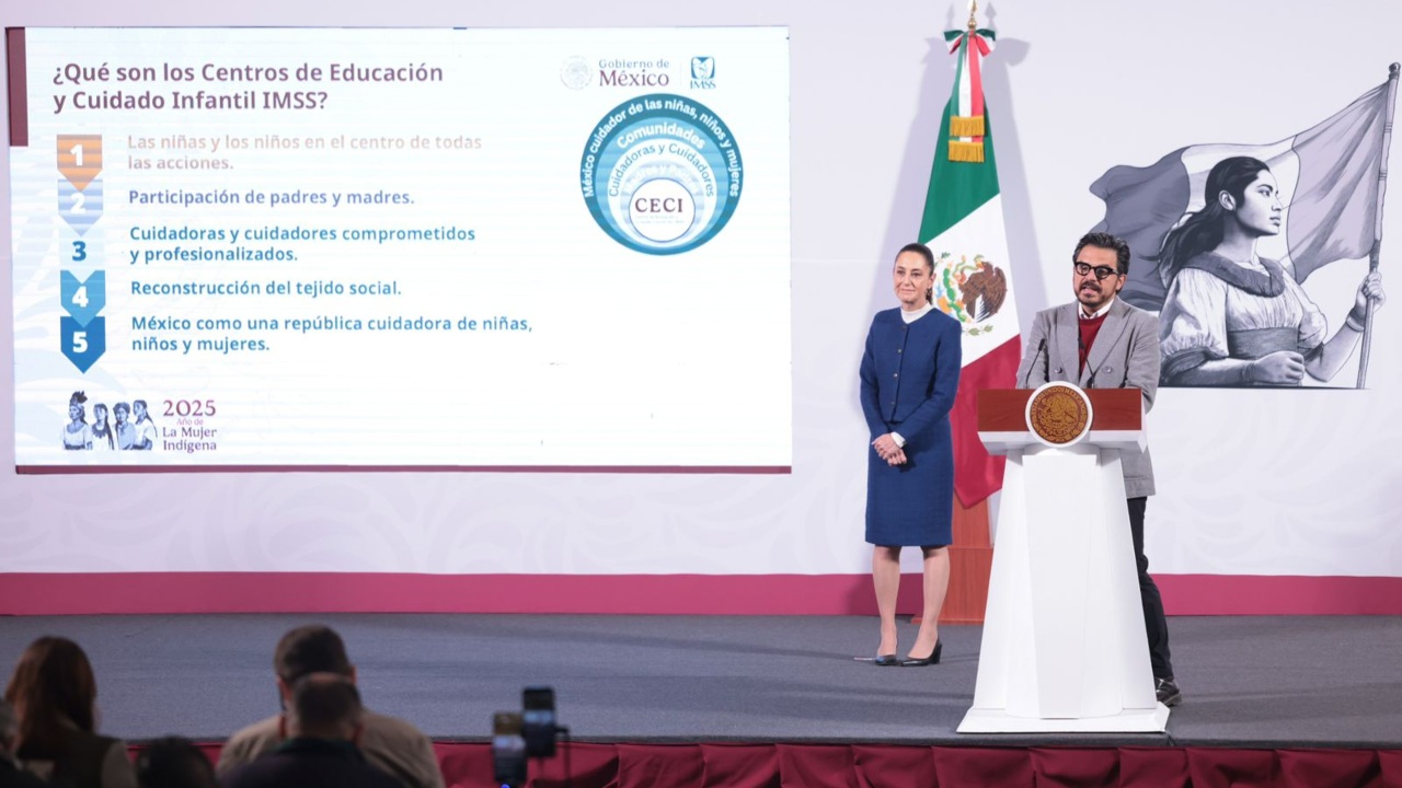 Presenta Sheinbaum Centros de Educación y Cuidado Infantil