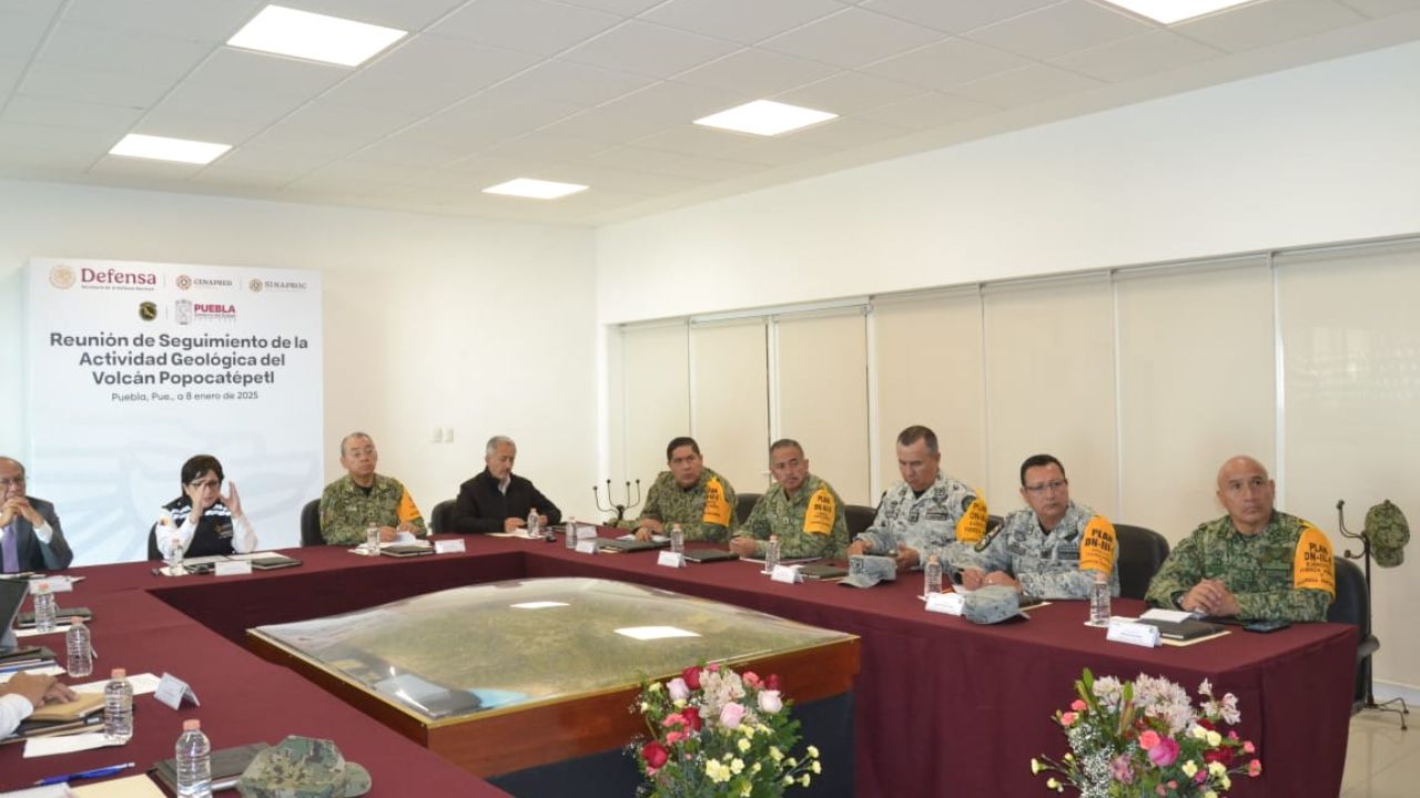 Autoridades dan seguimiento a la actividad del Popocatépetl