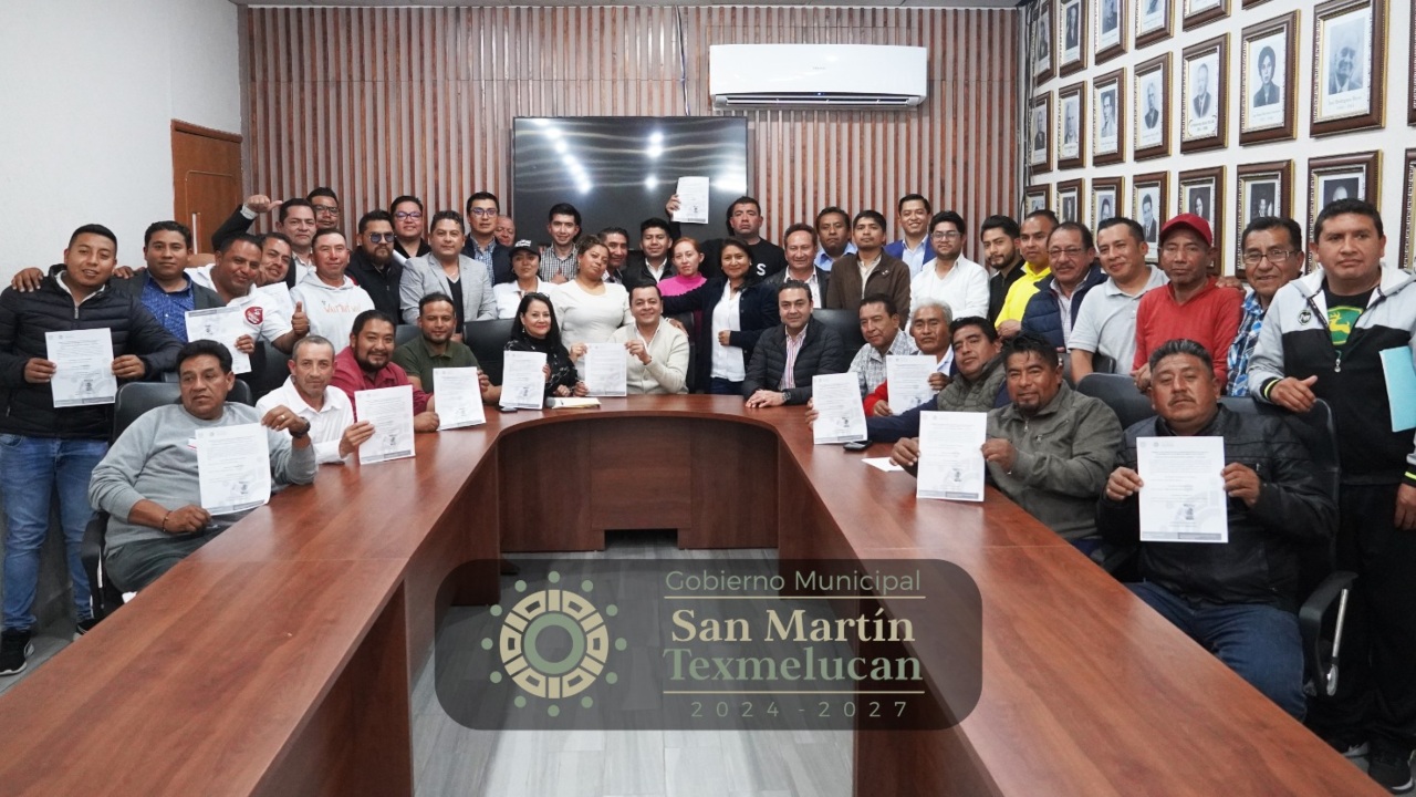 Candidatos de Texmelucan firman acuerdo para proceso electoral
