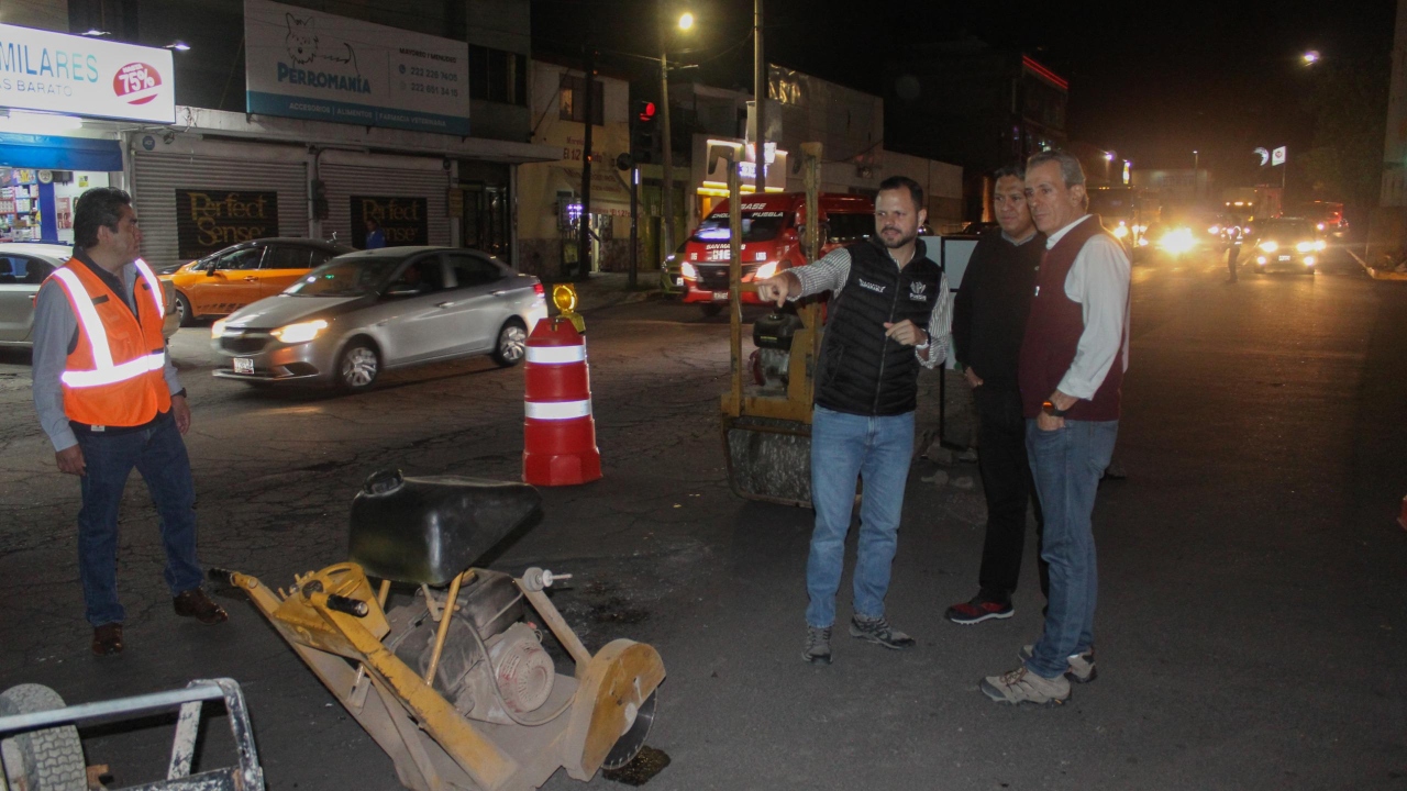 Licitan rehabilitación de calles en la capital de Puebla