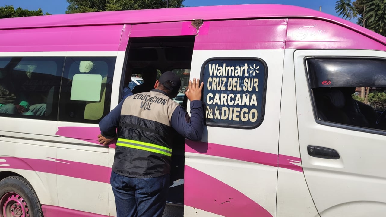 Cholula capacita a choferes de transporte público para reducir accidentes