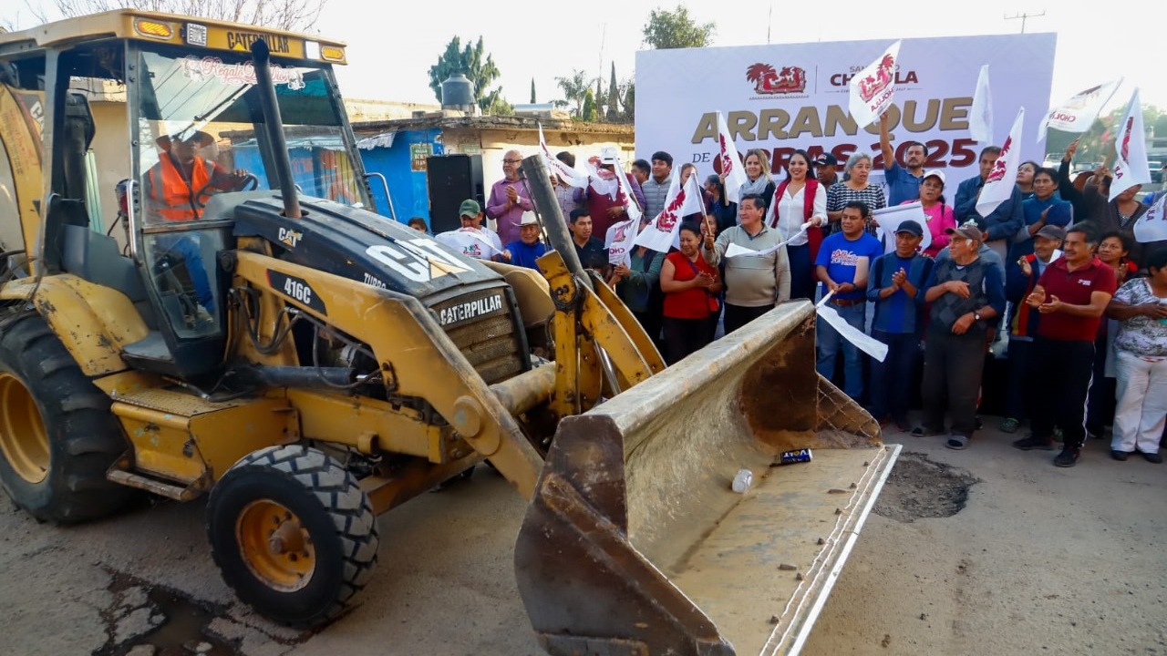 Gobierno de Cholula arranca obras en juntas auxiliares
