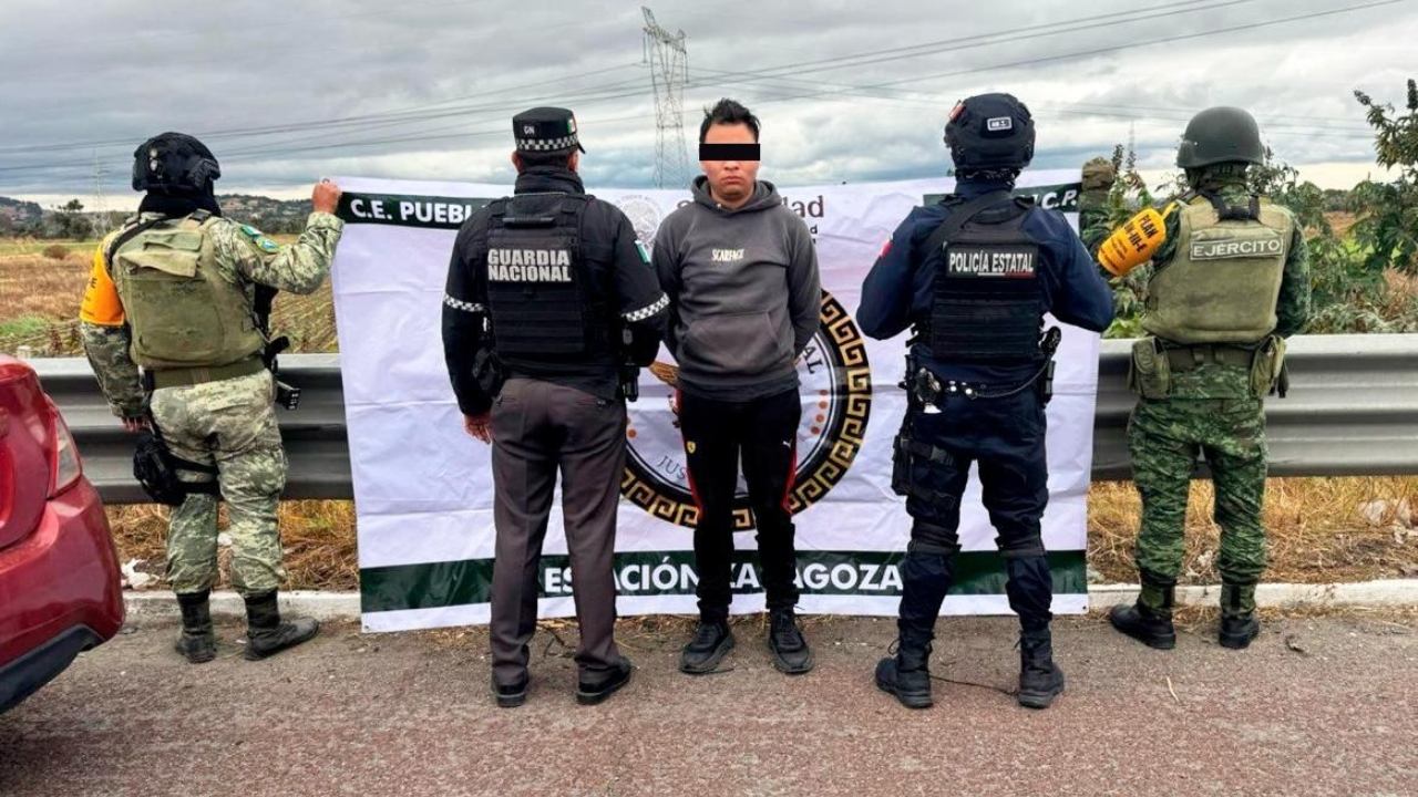 En Huejotzingo, detienen a probable responsable de robo