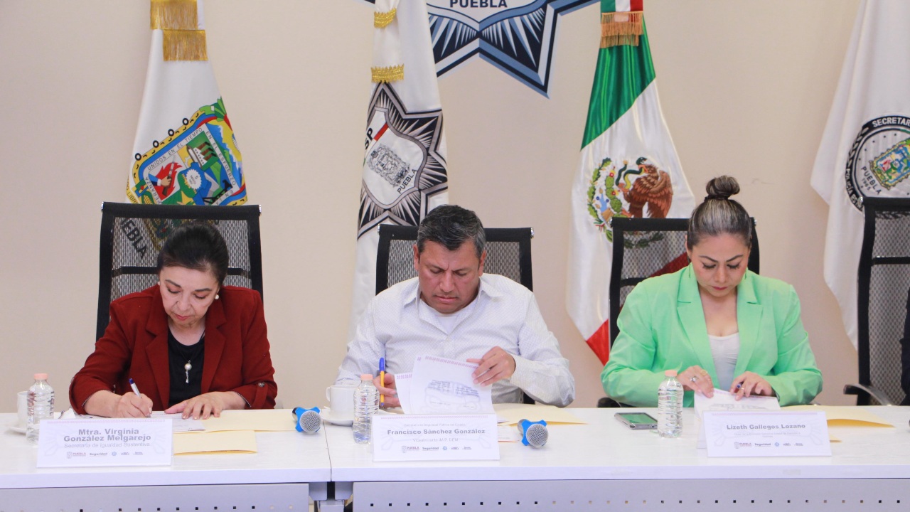 CEEAVI y SSP firman convenio para atender violencia contra mujeres
