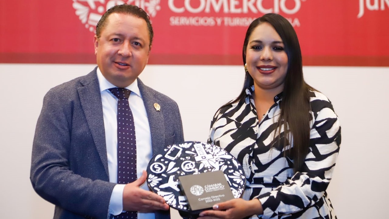 Gobierno de Cholula firma convenio con la Cámara de Comercio