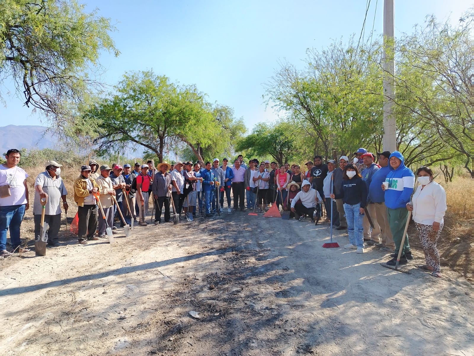 Suman siete faenas comunitarias encabezadas por Alejandro Armenta