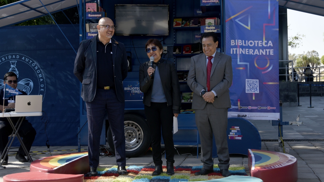 Arranca rectora de la BUAP la “Biblioteca itinerante”