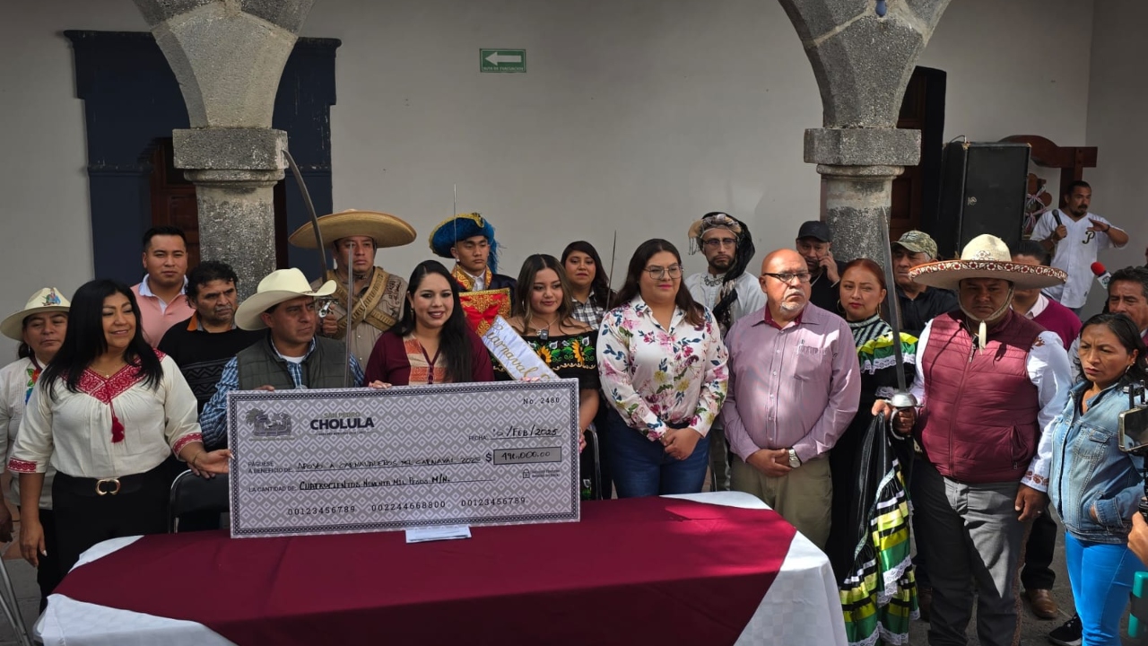 Inician actividades del Carnaval de San Pedro Cholula