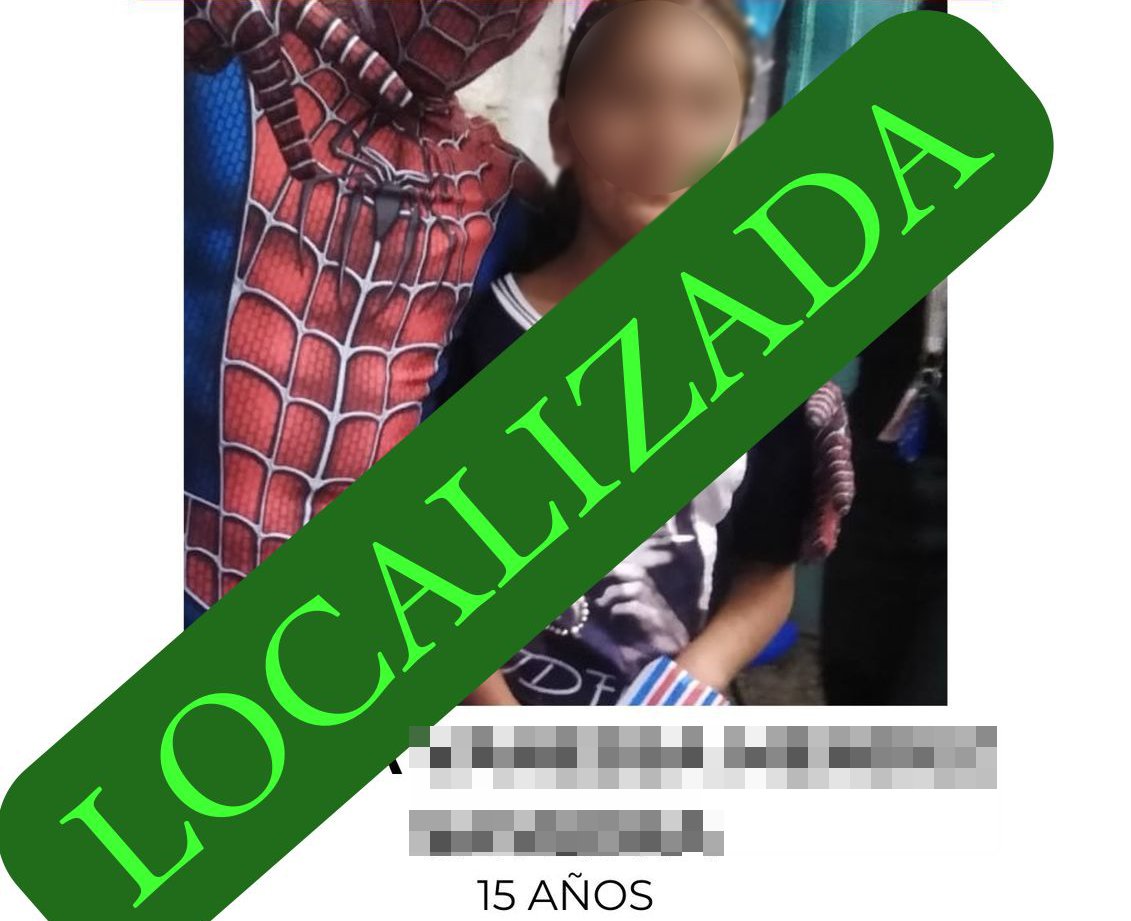 Localizan a menor reportada como desaparecida en Texmelucan