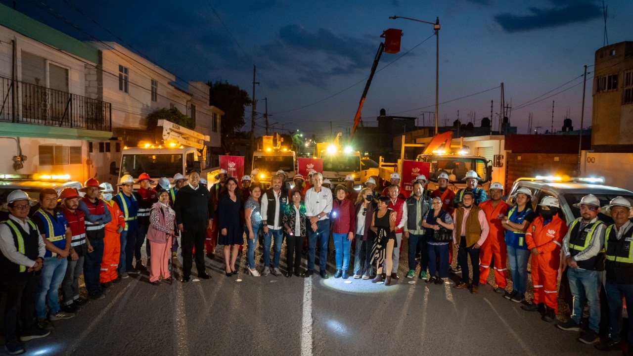 Inicia Chedraui modernización de luminarias en Arboledas de Loma Bella