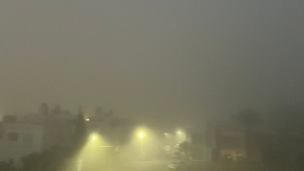 Periférico y zona sur de Puebla amanecen cubiertos de neblina por Frente Frío 33