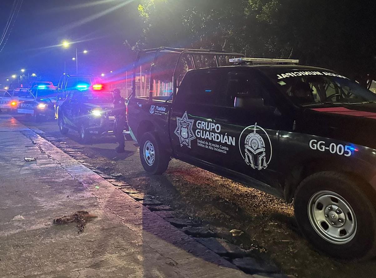 Ataque armado en Puebla deja dos policías muertos