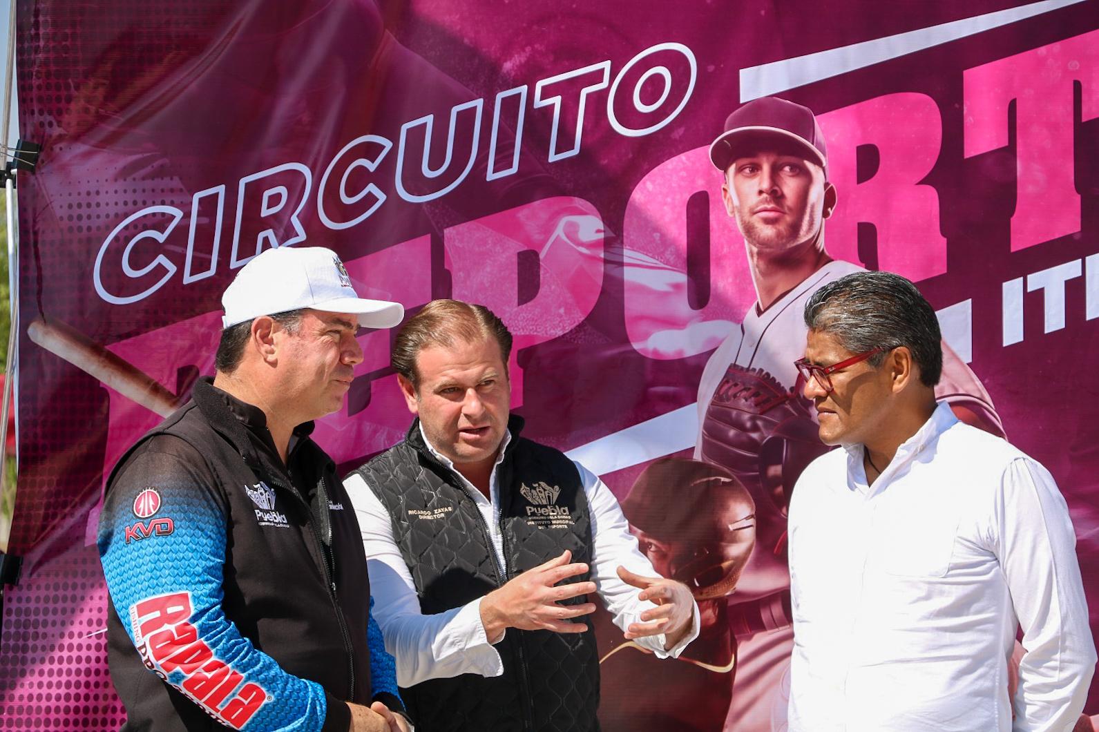 Arranca Ayuntamiento de Puebla el Circuito Deportivo Itinerante, en San Sebastián de Aparicio