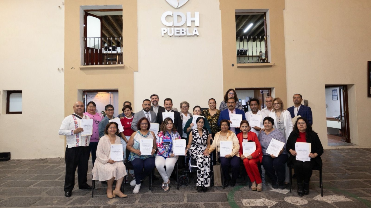 CDH Puebla fortalece defensa de derechos humanos con ONG’s