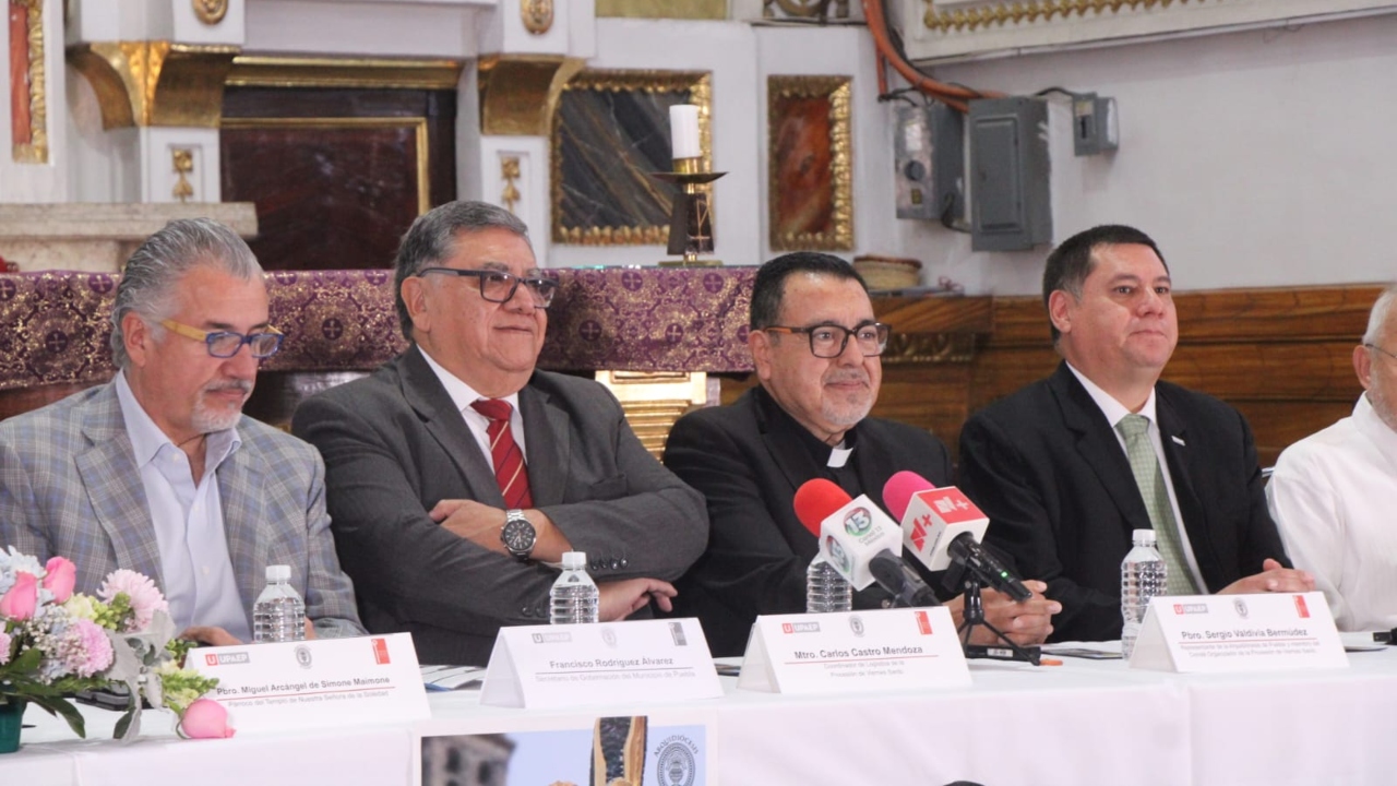 Más de 160 mil fieles esperan para Procesión de Viernes Santo en Puebla