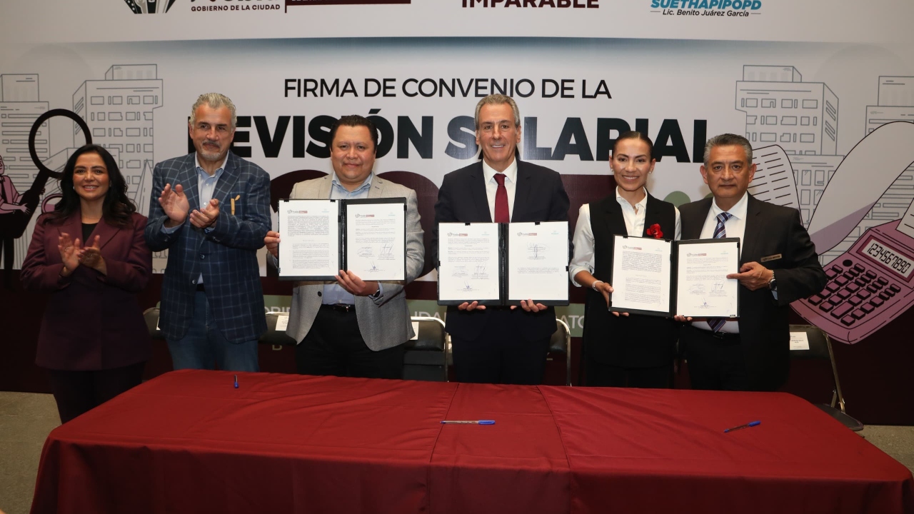 Firman Convenio de Revisión Salarial 2025 Comuna y Sindicato