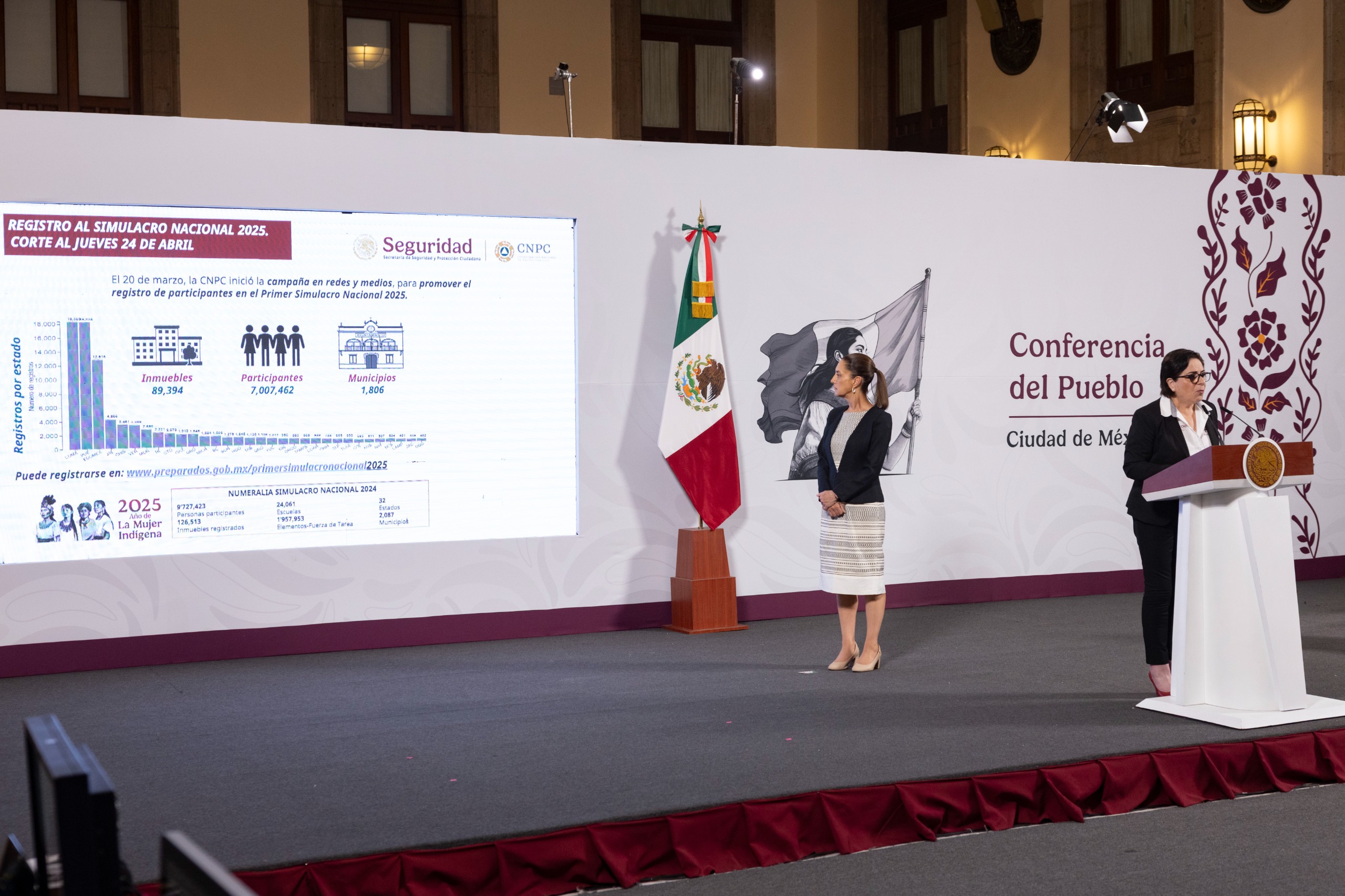 Claudia Sheinbaum llama a participar en el Primer Simulacro Nacional 2025
