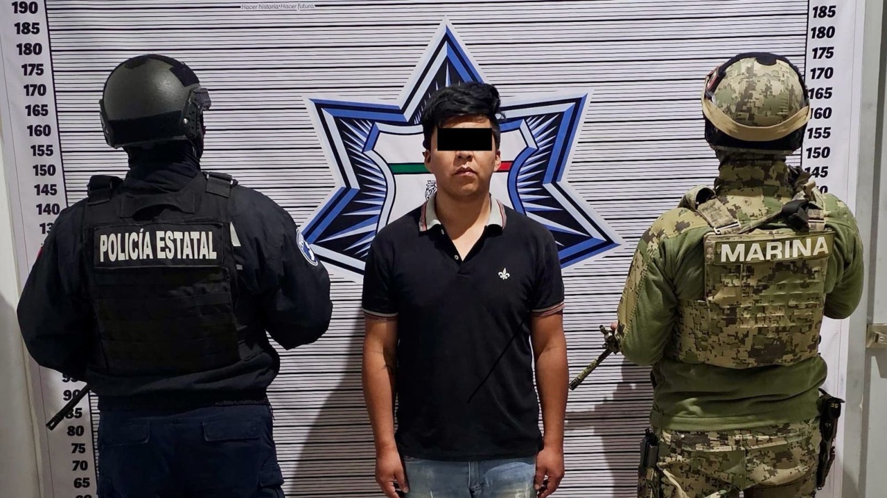 SSP y Semar detuvieron a un hombre en posesión de sustancias ilícitas
