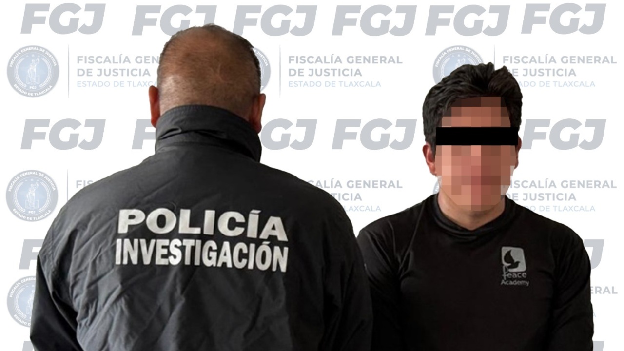 FGJE Tlaxcala detiene a sujeto por presunta explotación sexual