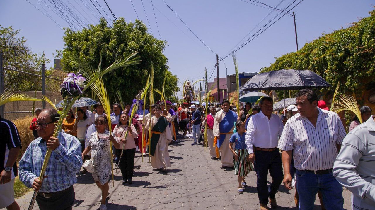 Semana Santa en Tonantzintla, un legado de fe y cultura