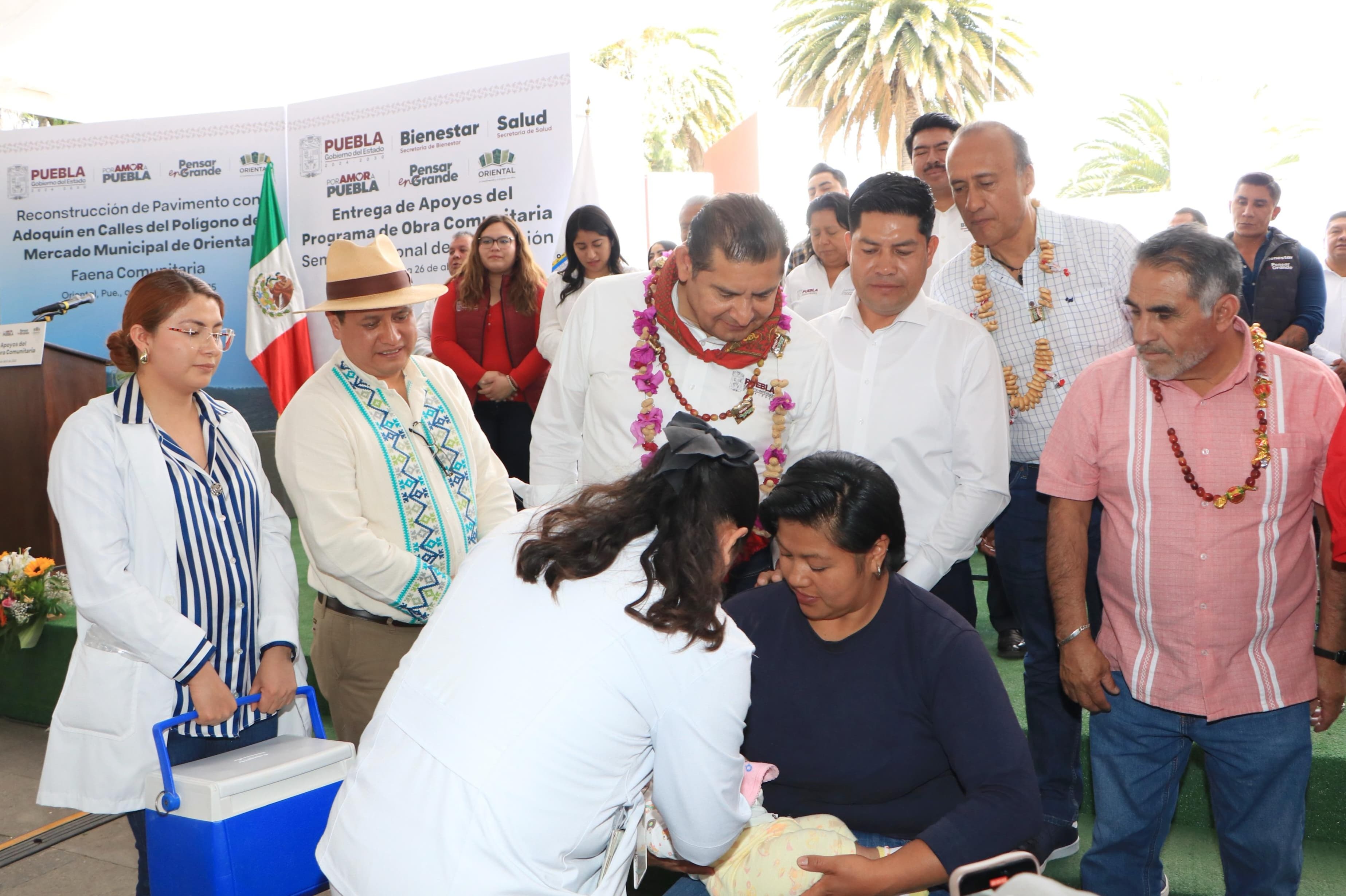 Puebla da inicio a la Semana Nacional de Vacunación 2025