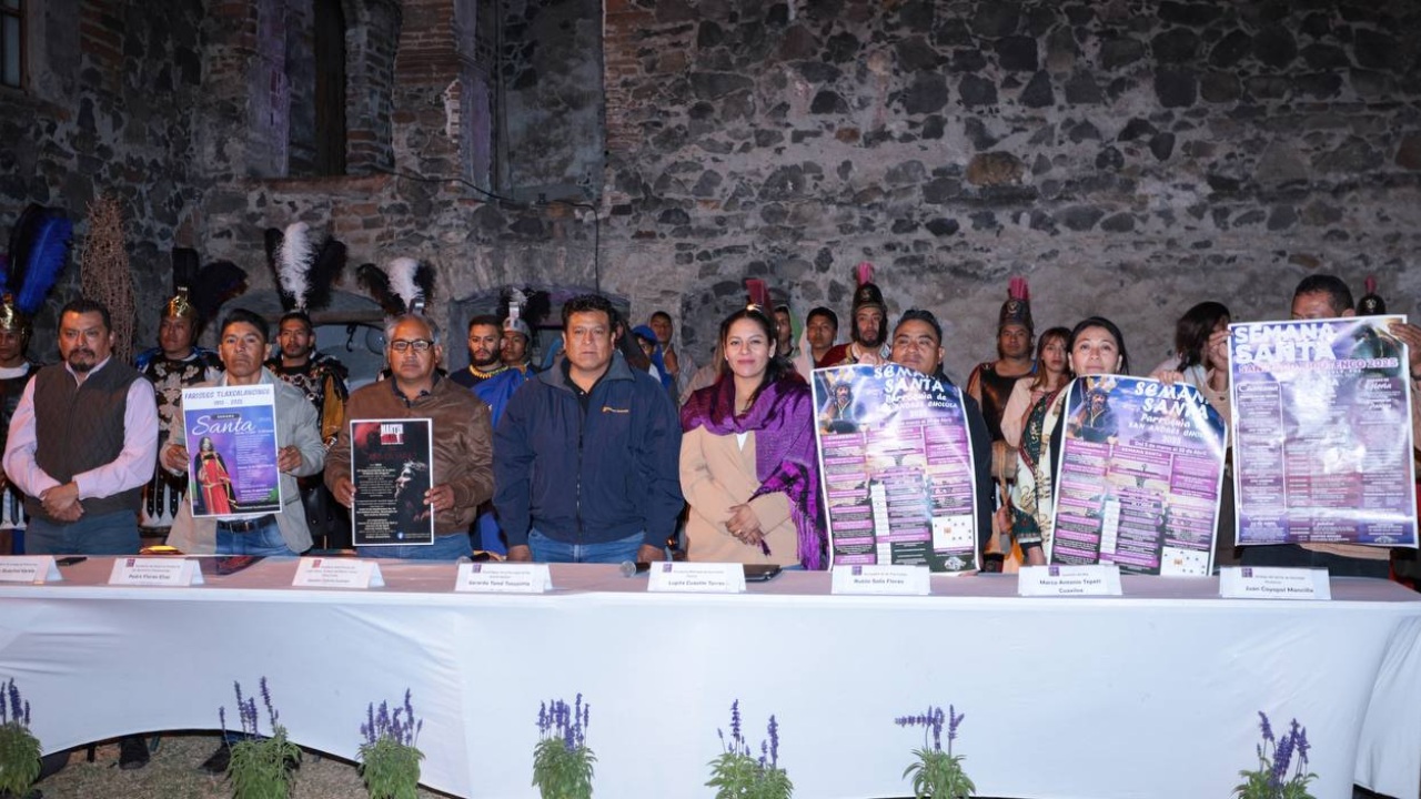 San Andrés Cholula presenta programa de actividades para Semana Santa