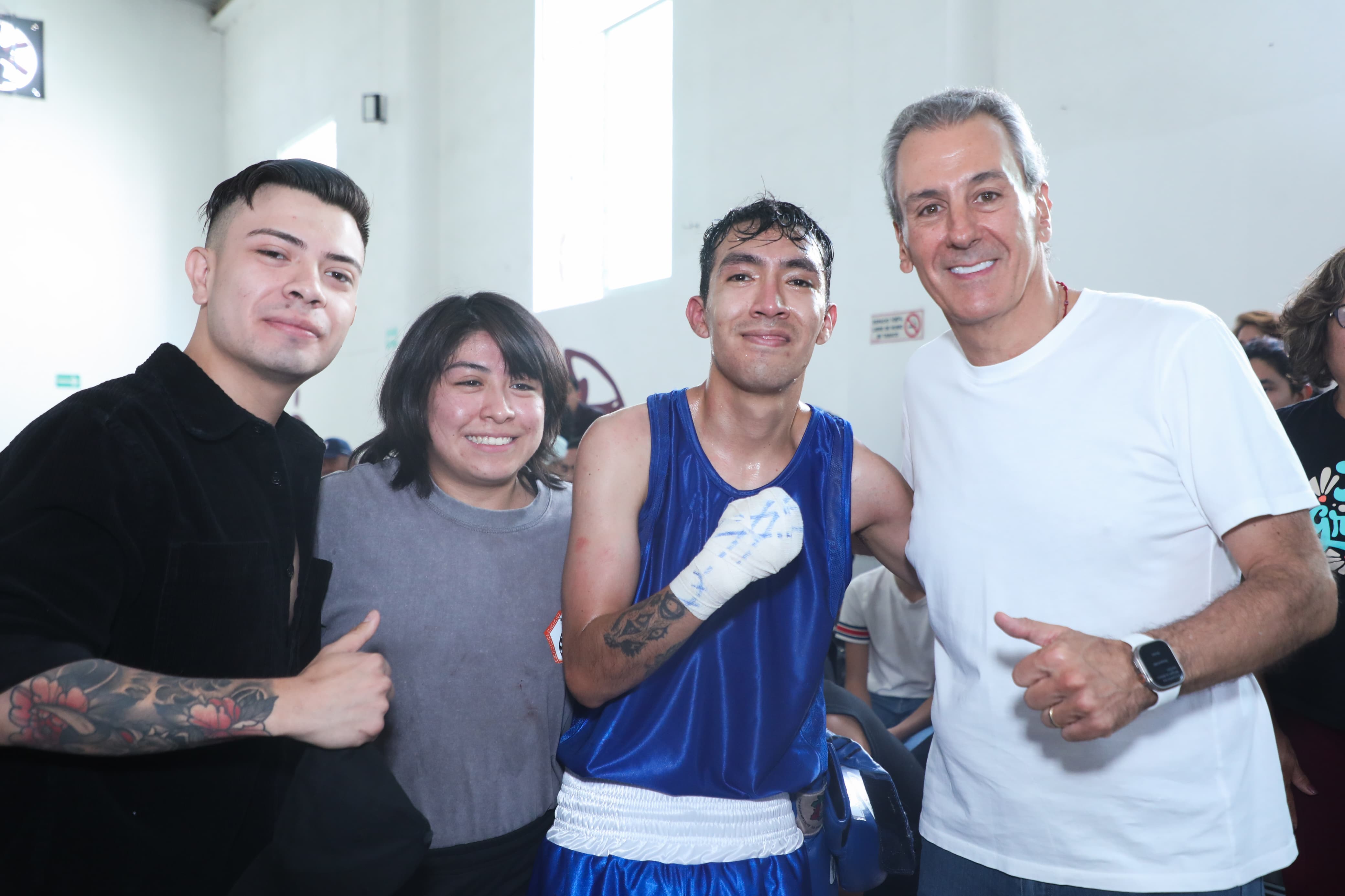 Pepe Chedraui inaugura el Torneo de los Barrios de Box en la ciudad de Puebla