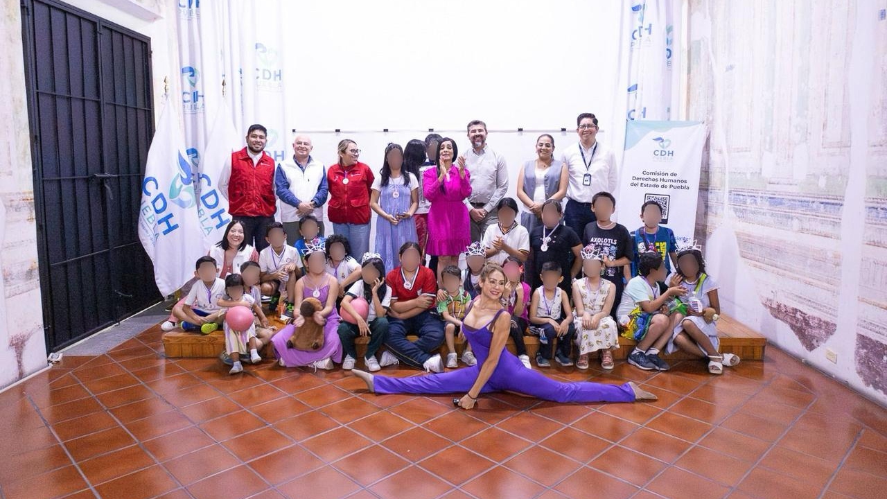 CDH Puebla celebra a la niñez con actividades artísticas