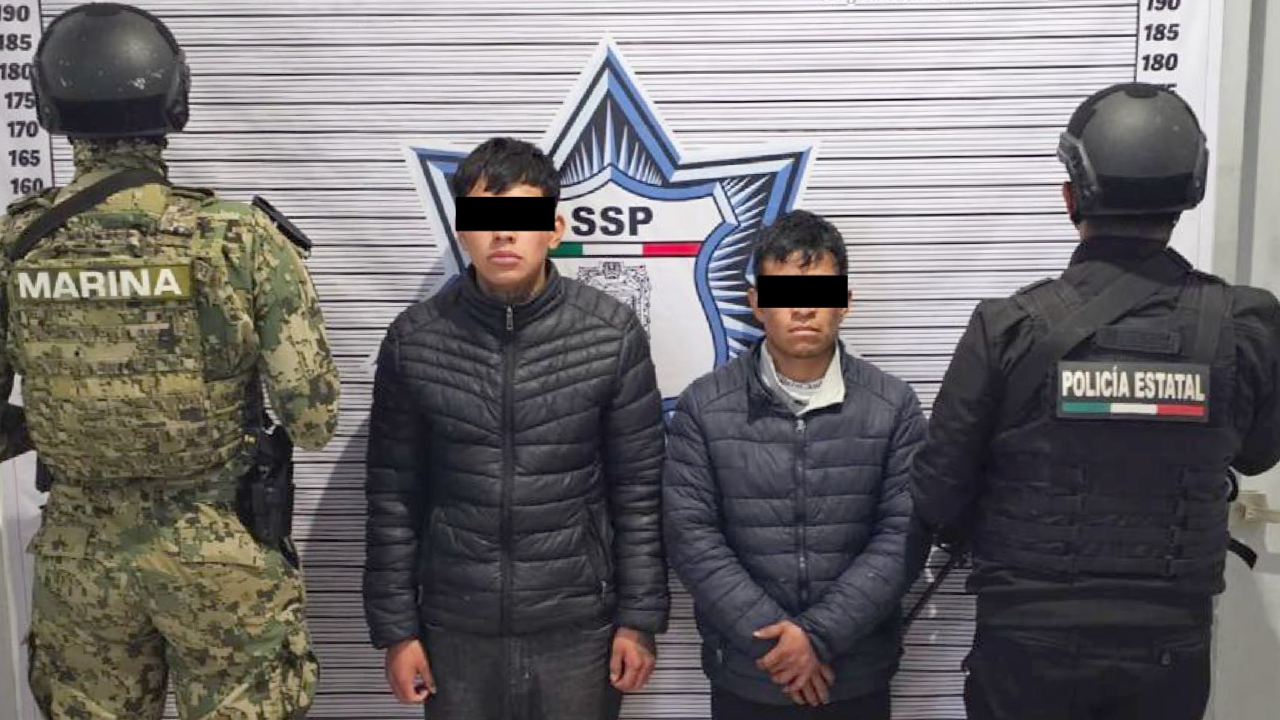 Capturan a dos hombres vinculados con robo de gas LP en Puebla