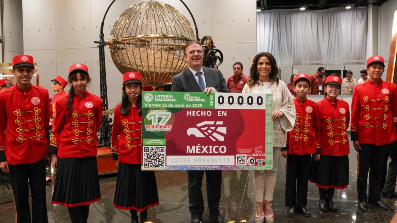 Economía y Lotería Nacional celebran sorteo “Hecho en México”