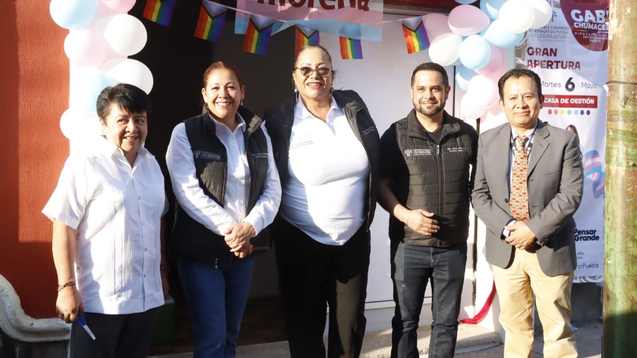 Diputada Gabriela Chumacero inaugura su casa de gestión en Puebla