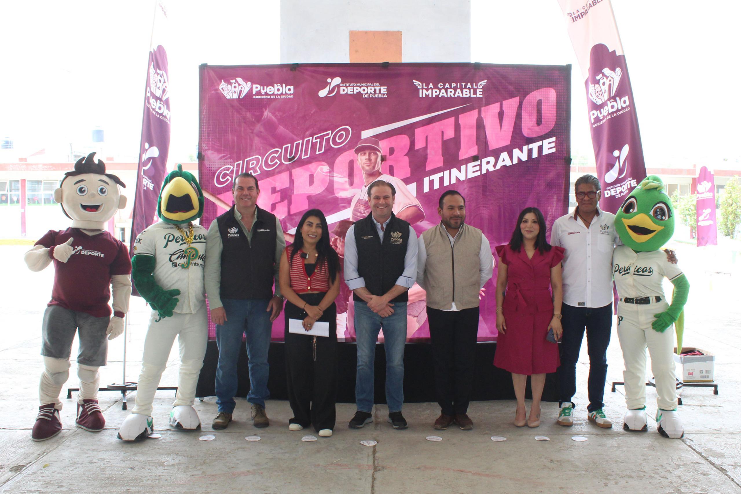 MDP puso en marcha el Circuito Deportivo Itinerante en San Francisco Totimehuacán