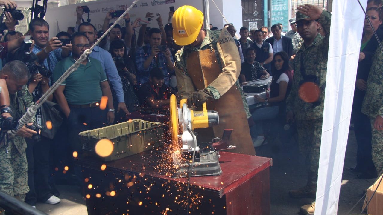 Con desarme voluntario, impulsan construcción de la paz
