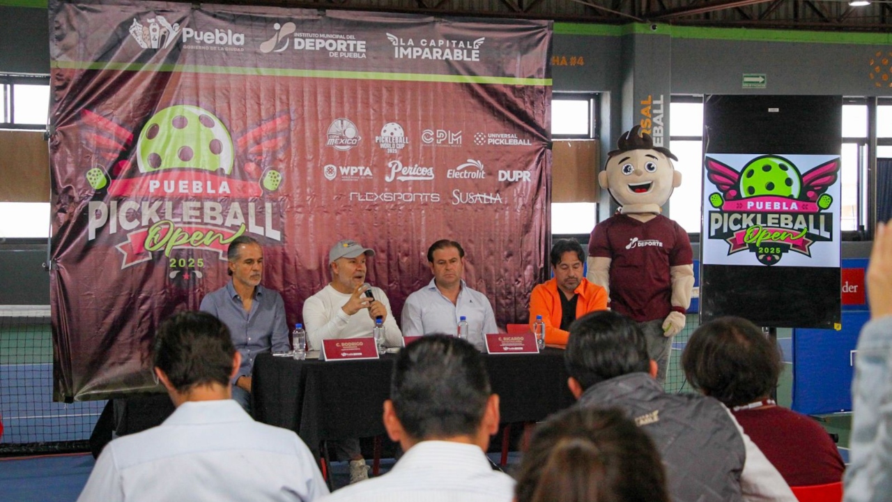 Presenta Comuna el Torneo “Puebla Pickleball Open 2025”