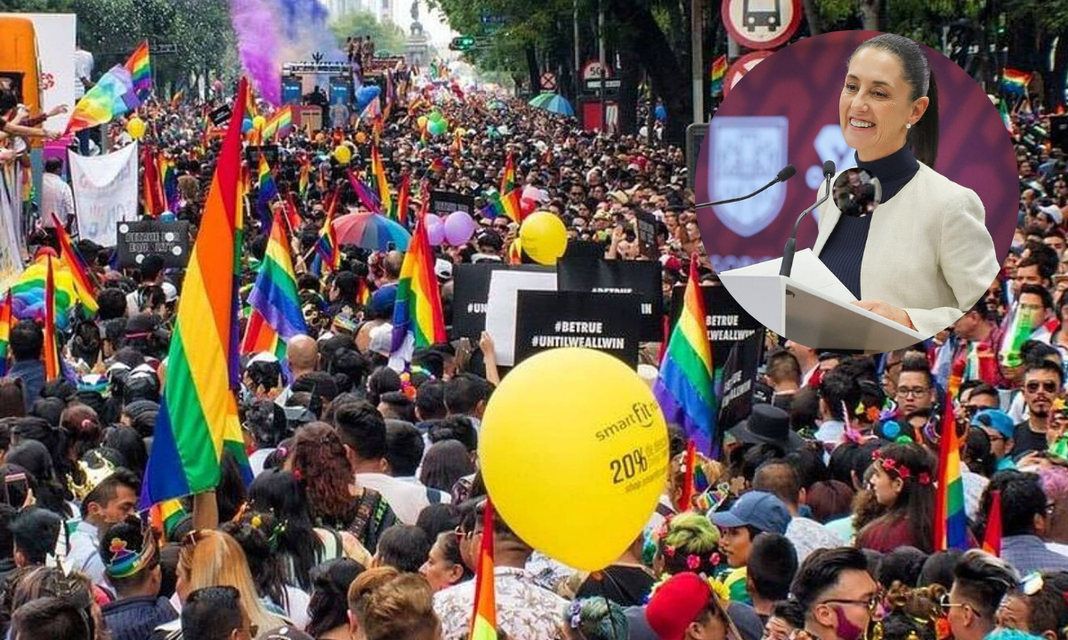 Sheinbaum refrenda apoyo a la diversidad en el Día del Orgullo