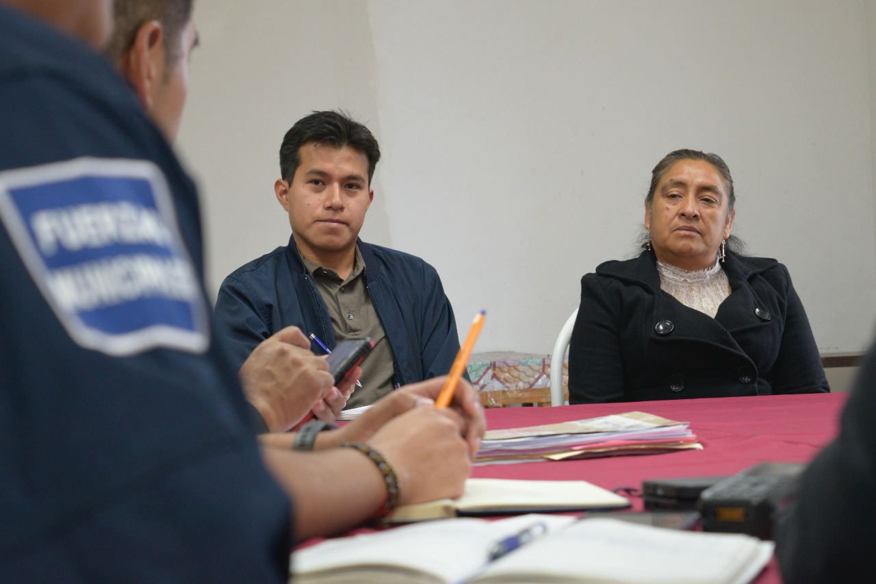 Refuerzan estrategia de seguridad en San Juan Tlautla con participación ciudadana
