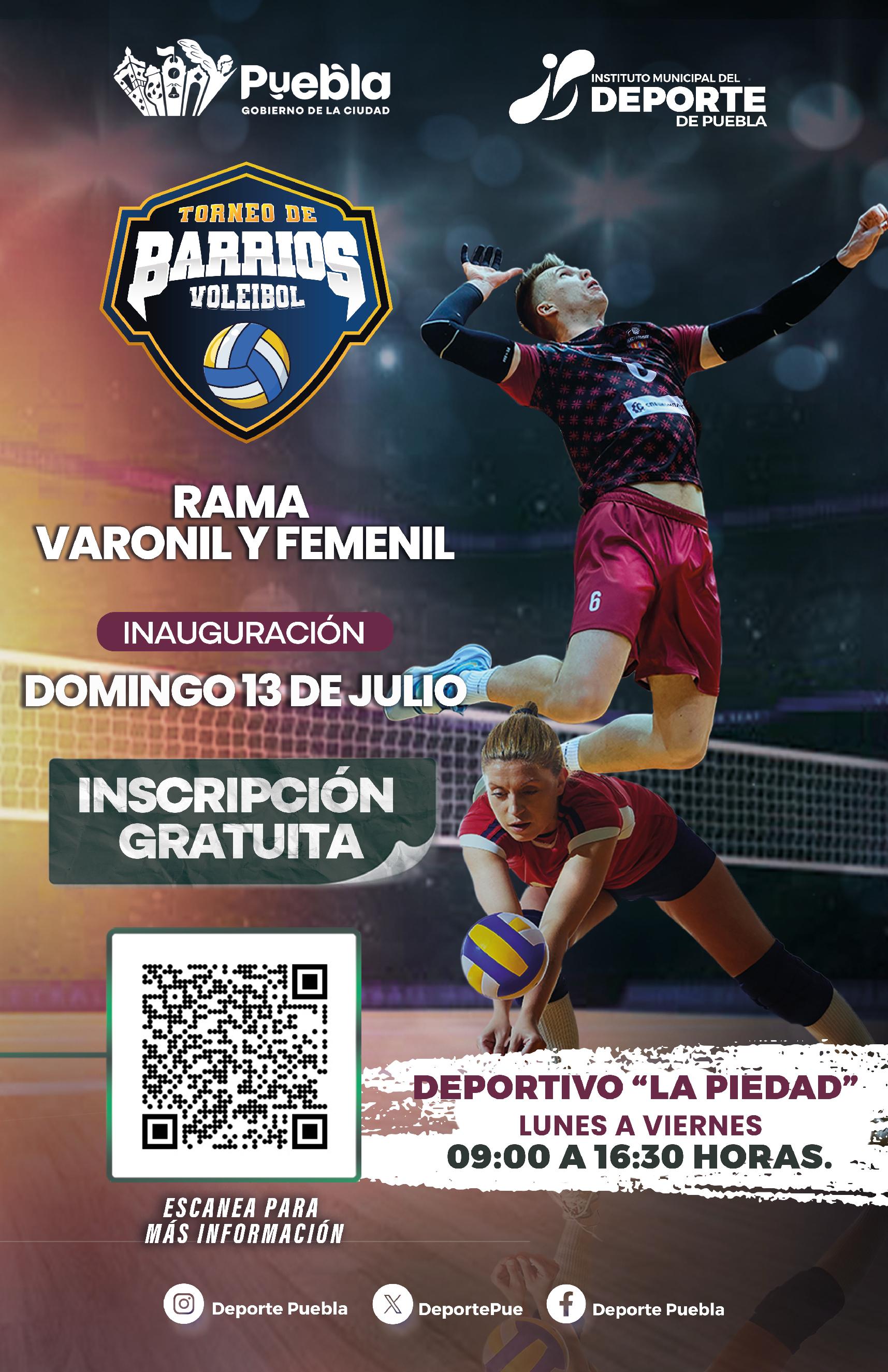 IMDP lanza Torneo de Barrios de Voleibol 2025