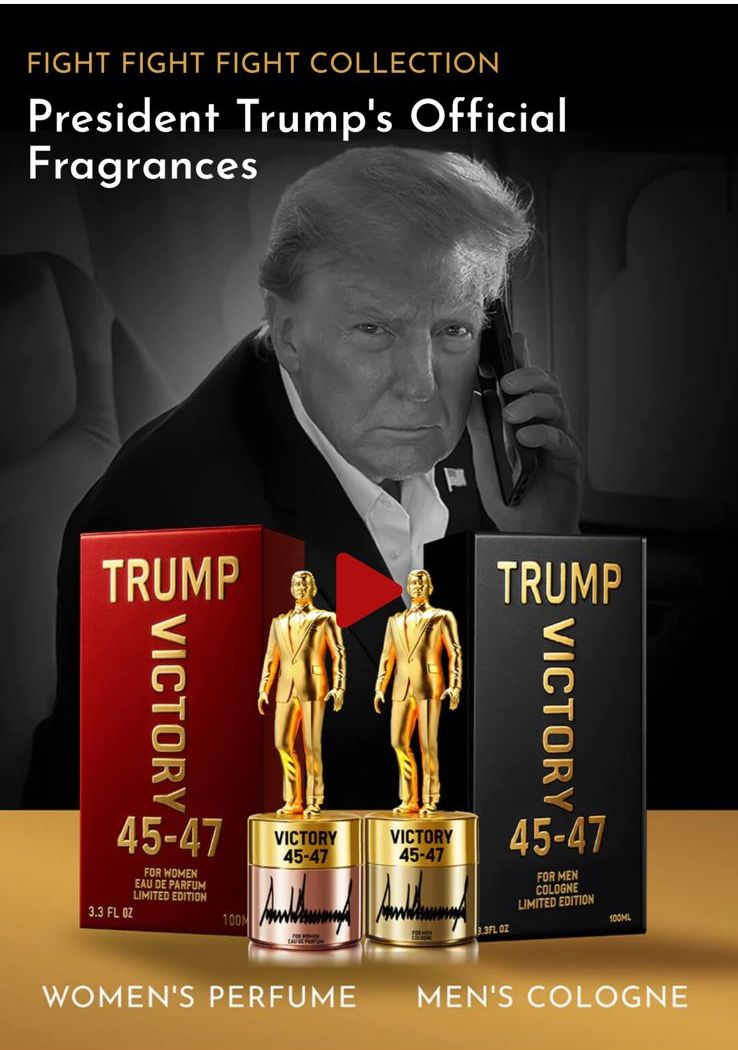 Trump lanza perfume para celebrar su regreso al poder