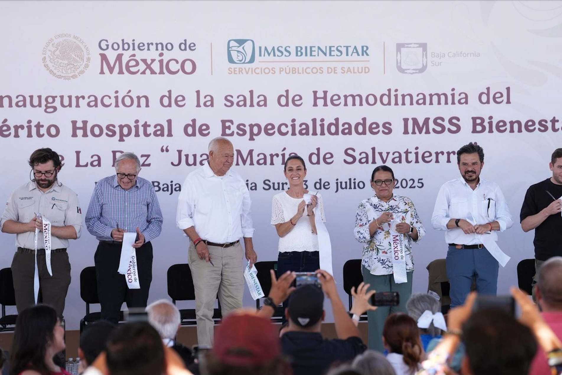 Claudia Sheinbaum anuncia inversión en salud y moderniza hospital en Baja California Sur