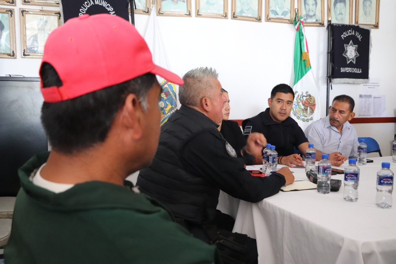 Refuerzan seguridad en San Cosme Texintla con nueva mesa