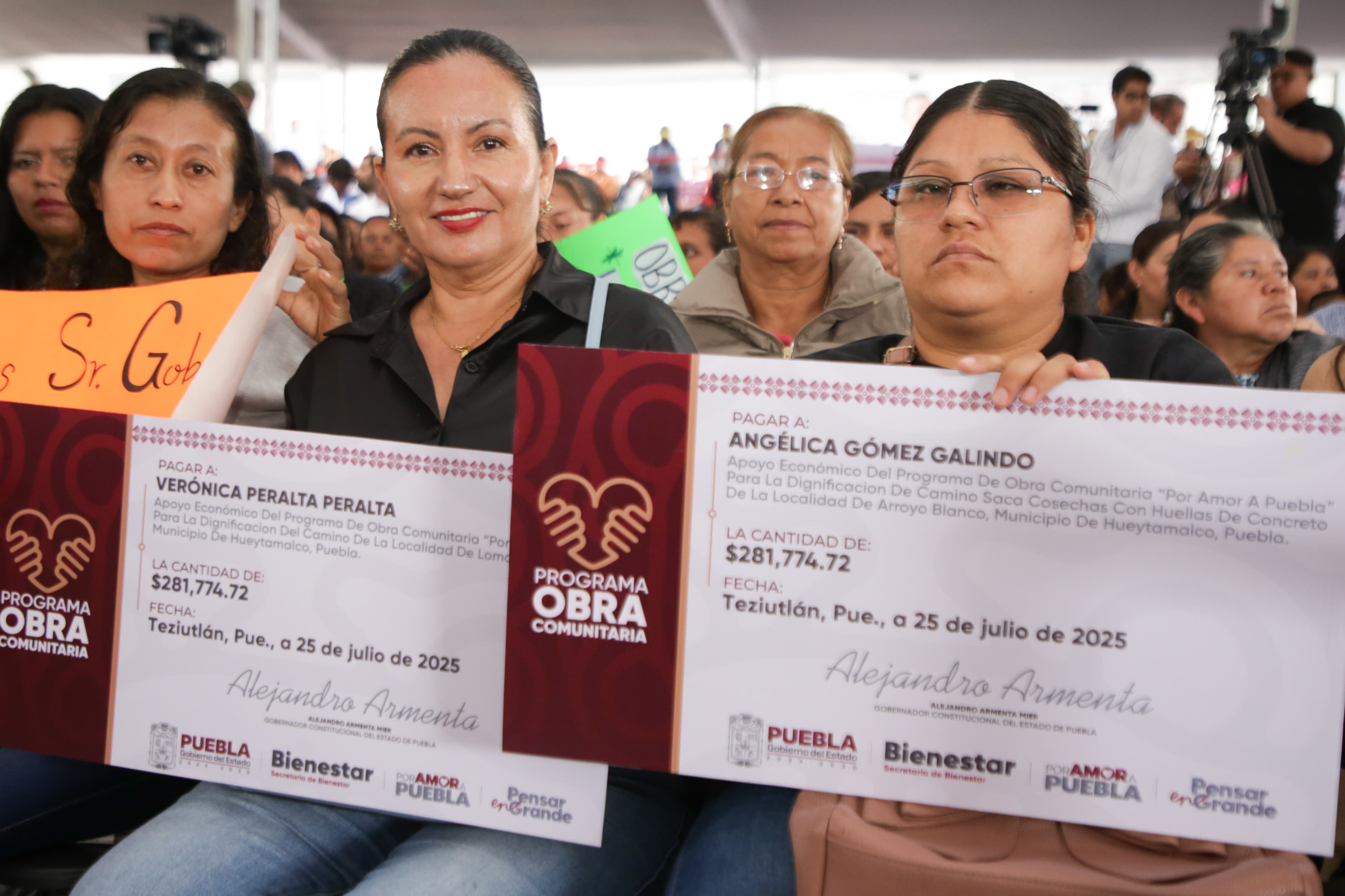 Impulsa Armenta obras comunitarias con inversión de 30 mdp en Teziutlán y Tlatlauquitepec