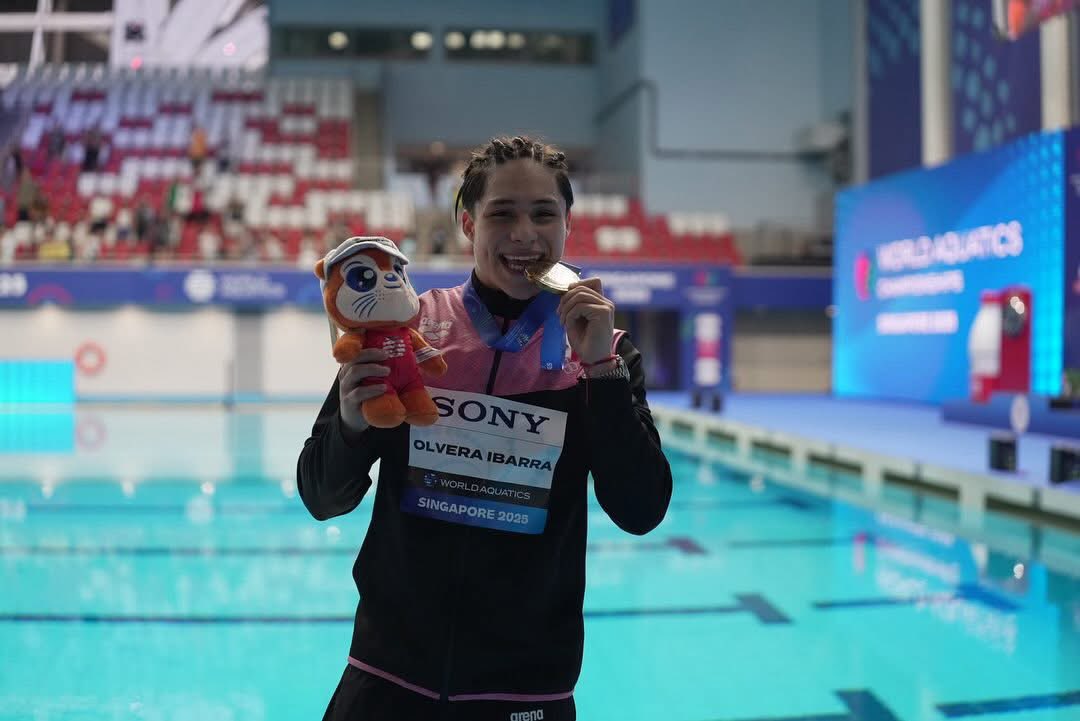 Osmar Olvera rompe dominio chino y gana oro en trampolín de 3 metros
