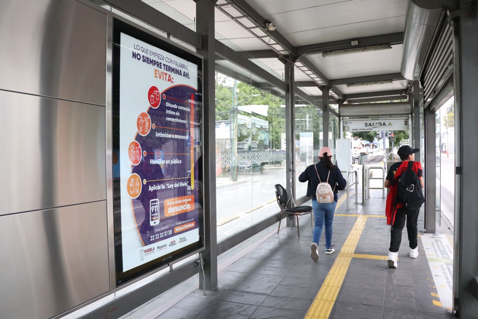 Avanza campaña “Libres y Sin Miedo” en transporte RUTA