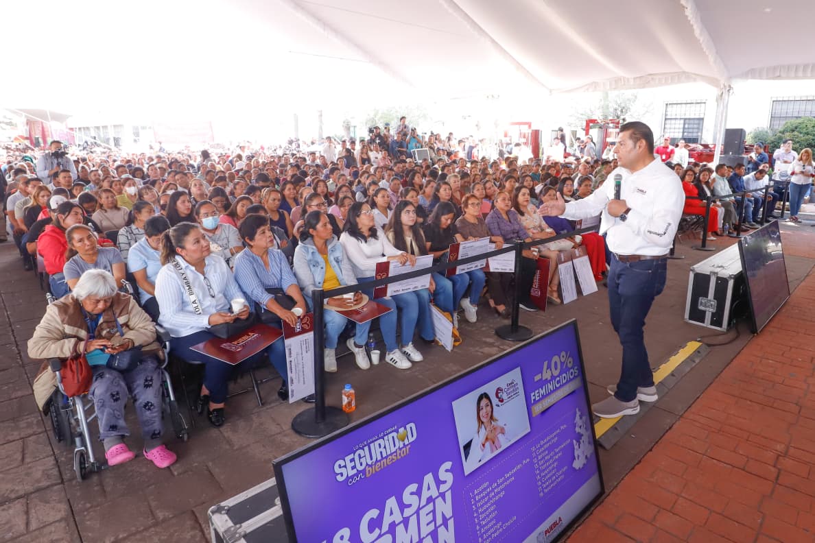 Puebla fortalece combate a feminicidios con 25 Centros LIBRE y 18 Casas Carmen Serdán