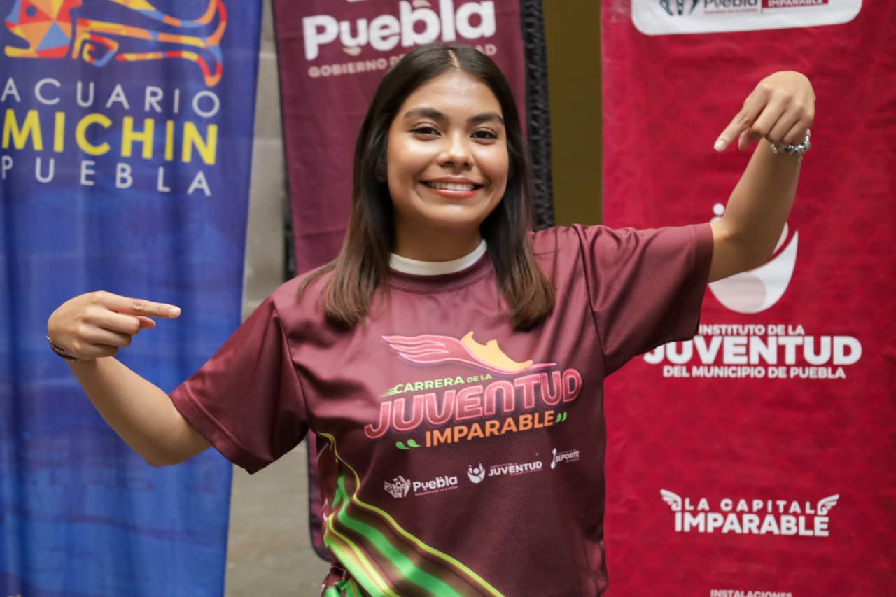 IJMP presenta playera y medalla oficial de la Carrera Juventud Imparable 2025 en Puebla