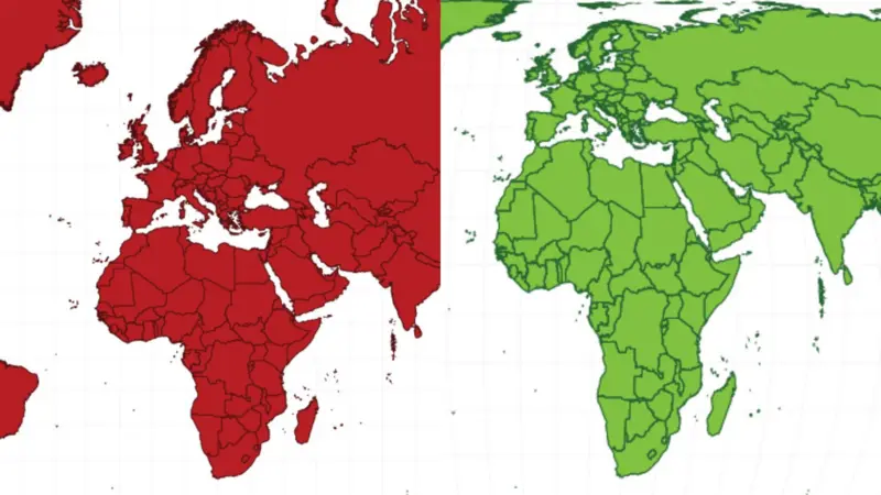 La Unión Africana impulsa campaña para corregir la distorsión de África en los mapas