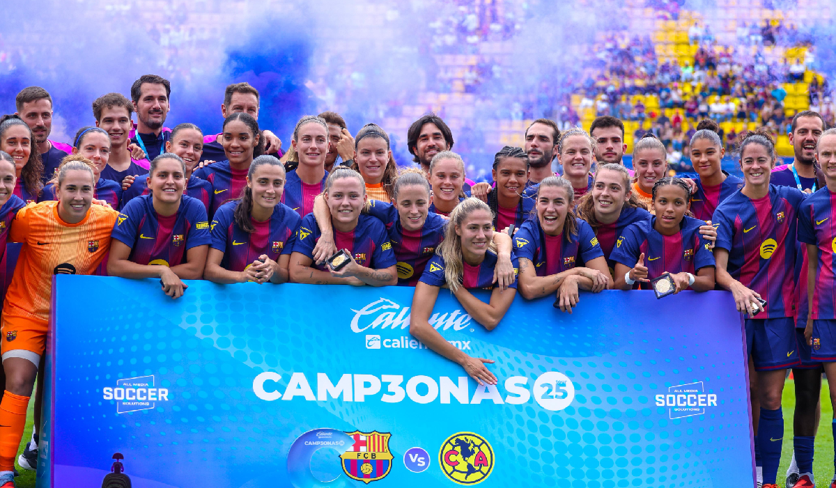 Barcelona Femenil derrota al América en el Campeonas Tour 2025 ante más de 25 mil aficionados