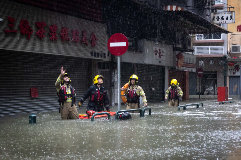 Ragasa deja 25 muertos en Taiwán y Filipinas y paraliza el sur de China