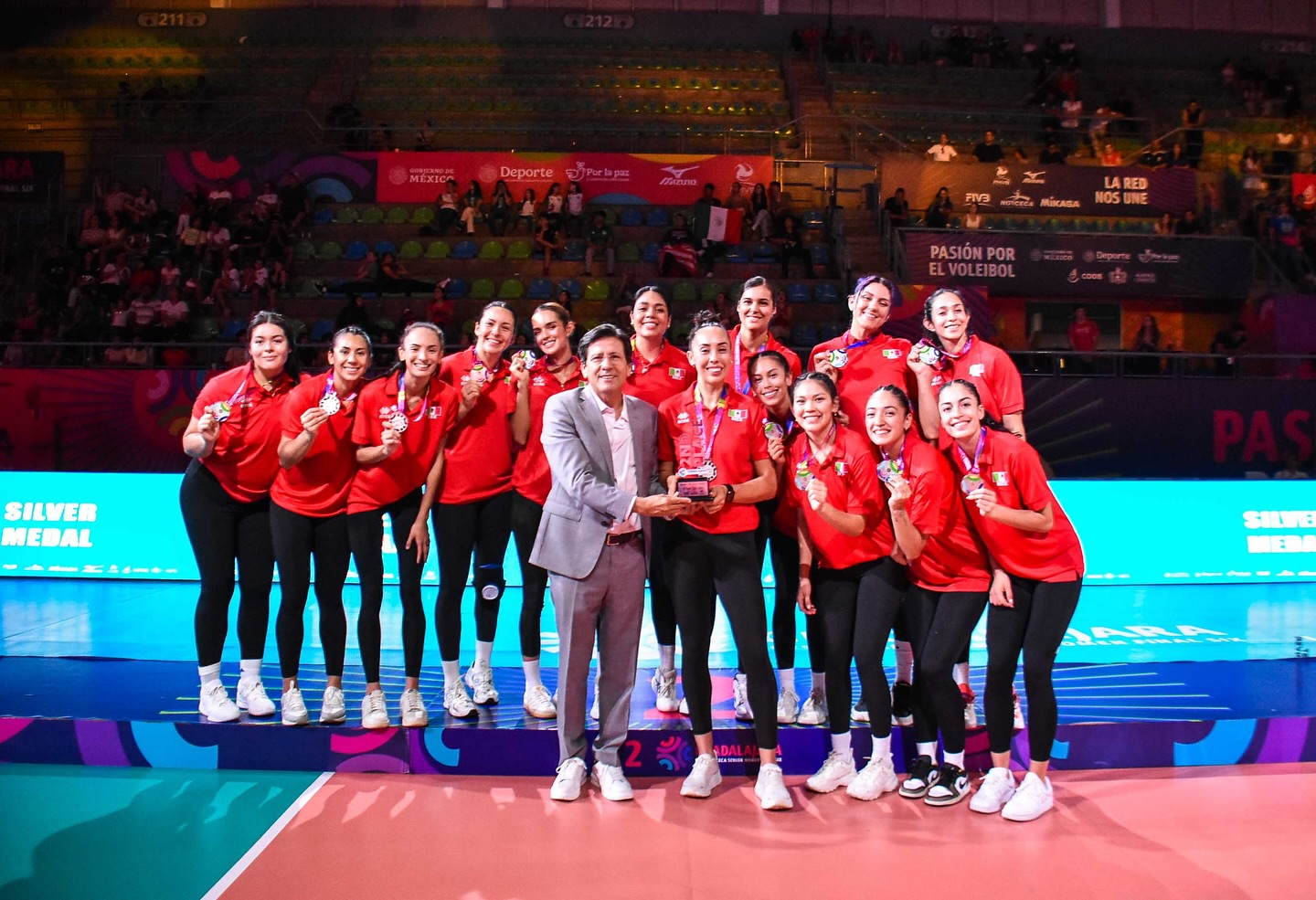 México gana plata en el Final Six NORCECA de voleibol femenil