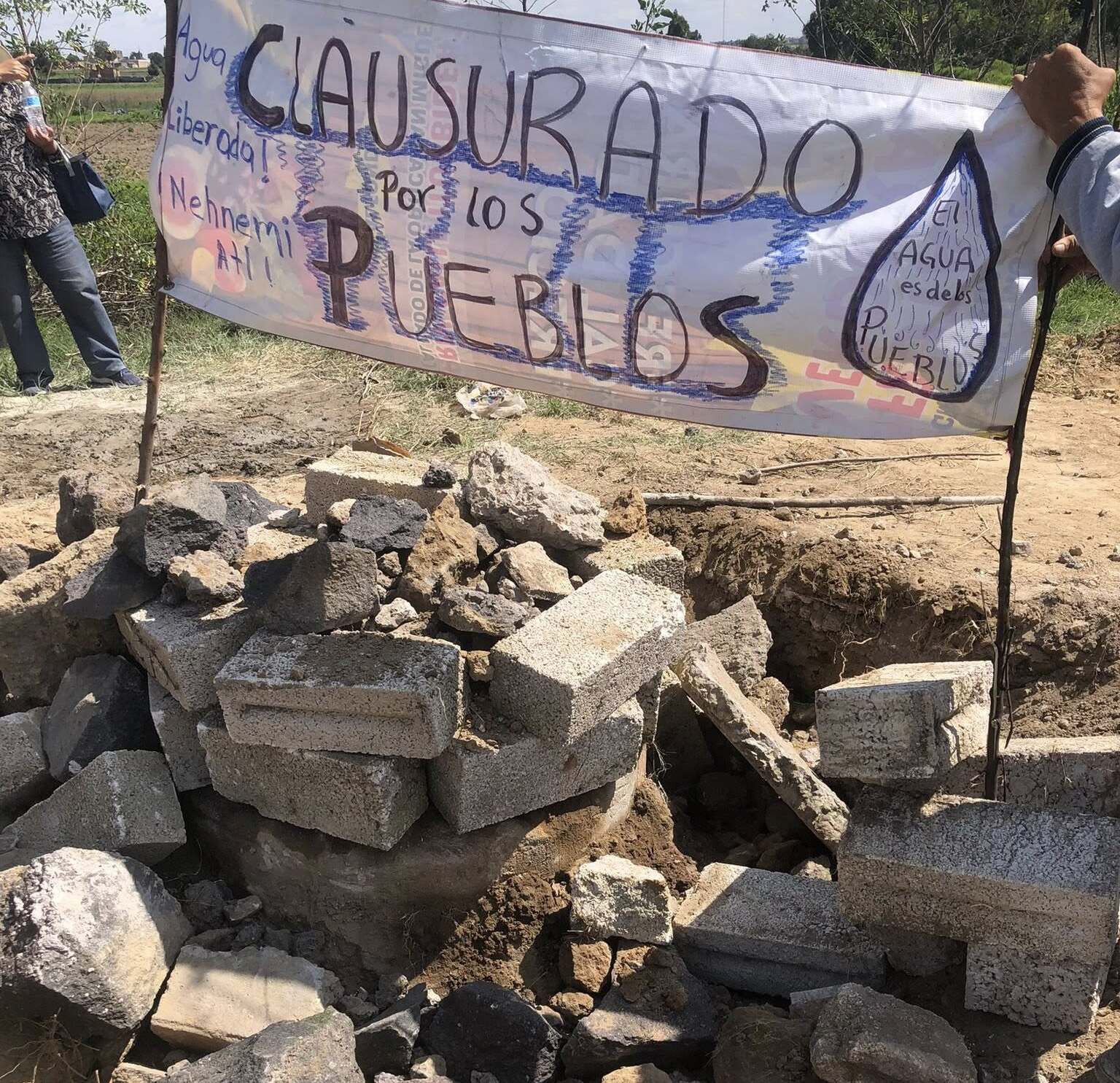 Armenta llama a resolver el conflicto en Xoxtla con diálogo y sin apropiarse del agua